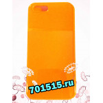 Чехол для iPhone 5/5S, (пластик, оранжевый) для сублимации