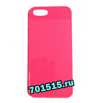 Чехол для iPhone 5/5S, (пластик, ярко розовый) для сублимации