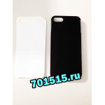 Чехол для iPhone 5/5S, ( черный, FLEXI силиконовый ) для сублимации