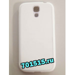 Чехол для Samsung Galaxy S4/i9500 ( силиконовый белый) для сублимации