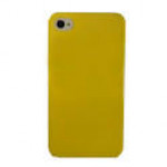 Чехол для iPhone 4/4S (пластик, желтый) для сублимации