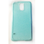 Чехол для Samsung S5 пластик (голубой) для сублимации