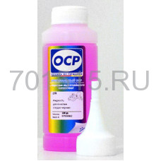 OCP CFR, Cleaning Fluid red - жидкость для очистки от следов чернил 
наружной поверхности заправляем