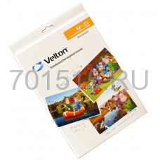 Фотобумага для струйных принтеров VELTON Полуглянцевая микропористая (RC Base), 180 gsm, A4, 20 лист