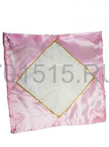 Наволочка Атласная (светло розовый) 40 х 40 см для сублимации