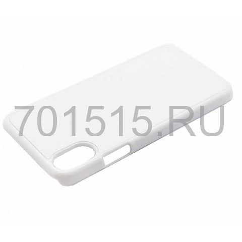 Чехол для iPhone X (10) (пластик белый) для сублимации