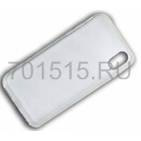 Чехол для iPhone X (10) (пластик прозрачный) для сублимации