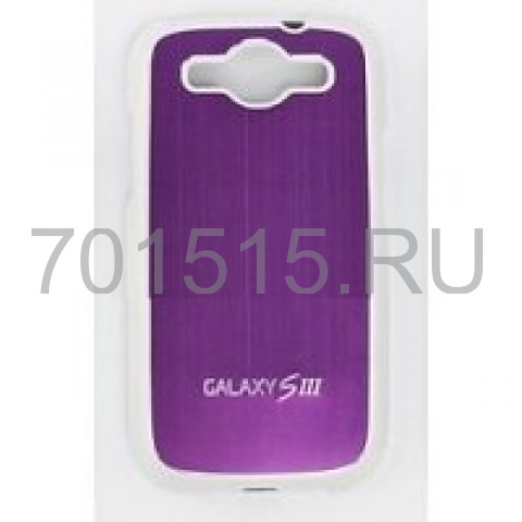 Чехол для Samsung Galaxy S3 i9300 ( фиолетовый силикон) для сублимации