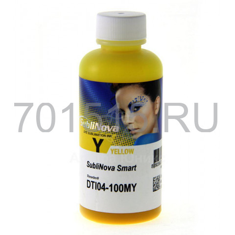 Сублимационные чернила DTI04-100MY для Epson Piezo, Sublinova Smart, Yellow,100 