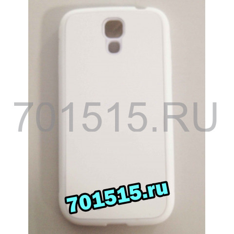 Чехол для Samsung Galaxy S4/i9500 ( силиконовый белый) для сублимации