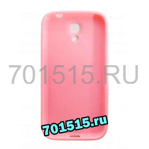 Чехол для Samsung Galaxy S4/i9500 ( силиконовый розовый) для сублимации