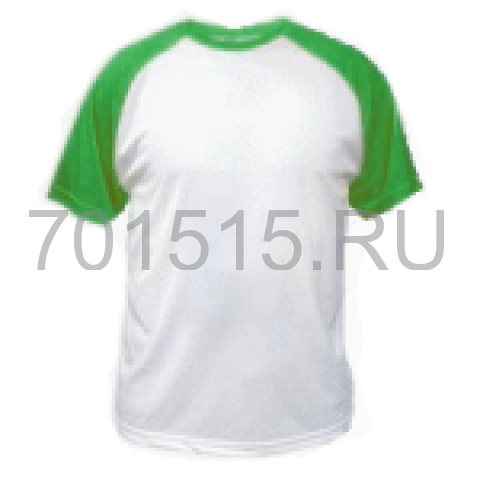 Футболка Мужская спортивная, прима, зеленый, 54 (XXL) для сублимации