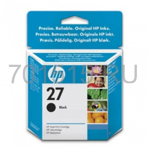 HP № 27 Черный картридж для принтеров DJ 3320, 3420