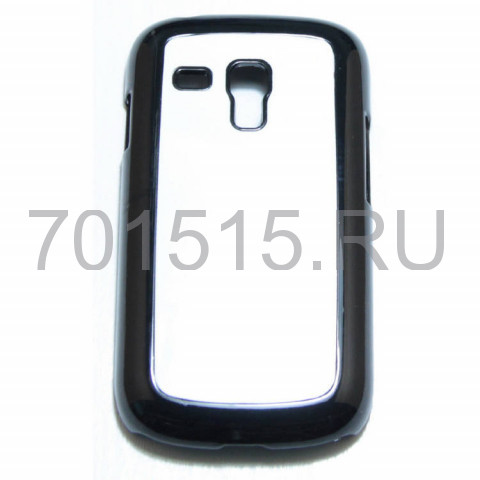 Чехол для Samsung Galaxy S3 mini  (пластик Черный) для сублимации