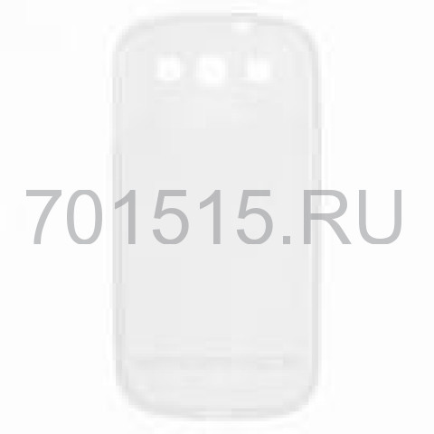 Чехол для Samsung Galaxy S3 i9300 (прозрачный силикон) для сублимации