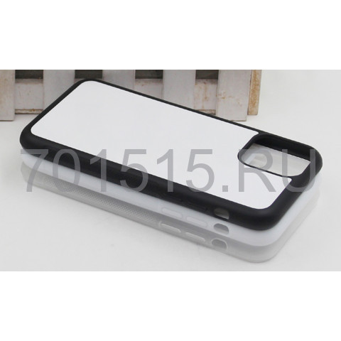 Чехол для Apple iPhone 11 Pro / iphone5.8  Силиконовый ( белый ) для сублимации