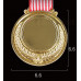 Медали под сублимацию золото (Комплект: медаль,вкладыш,лента.) возможна двусторонняя персонализация 