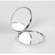 Зеркальце для сублимации (круглое, серебро, Д = 6 см)