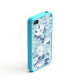 Чехол для iPhone 4/4S (пластик, голубой) для сублимации